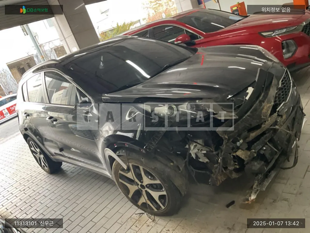 Photo 2 of 18: 2015 Kia Sportage, VIN KNAPR813BGK007173 — Korean insurance auction