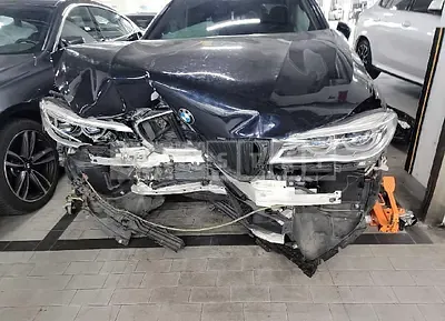 Photo 1 of 15: 2017 BMW 740Li xDrive, VIN WBA7E4106HGV25456 — Korean insurance auction