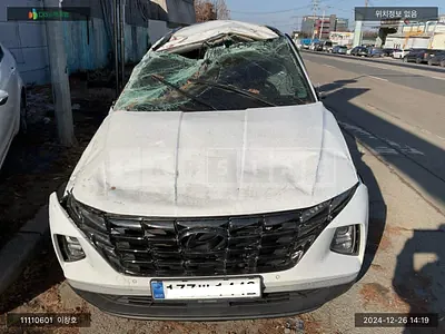 Photo 1 of 15: 2021 Hyundai Tucson Hybrid, VIN KMHJC811BMU017111 — Korean insurance auction