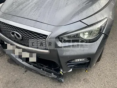 Photo 1 of 8: 2016 Infiniti Infinity Q50S Hybrid, VIN JNKAV71EXGM560036 — Korean insurance auction