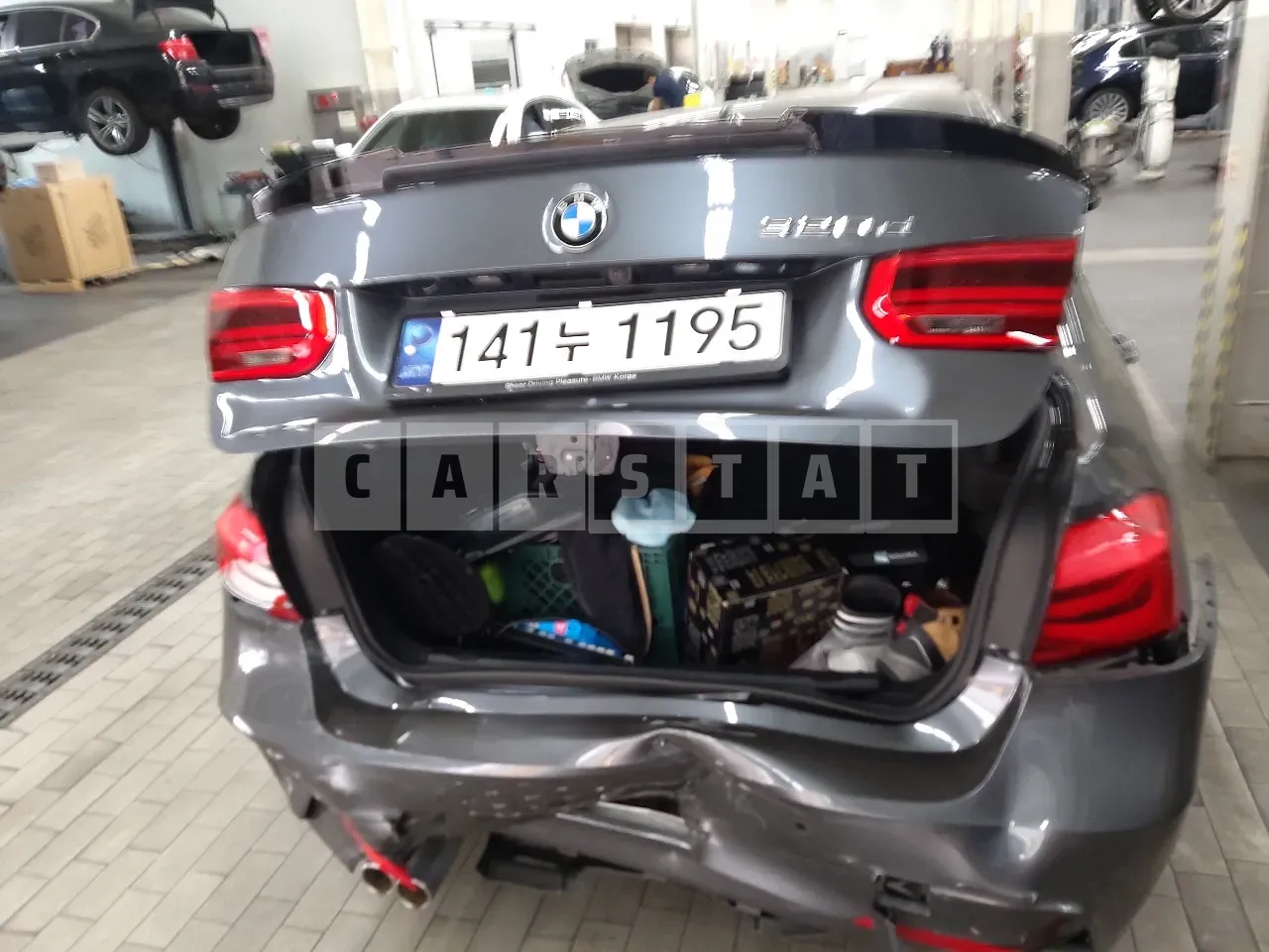 Photo 2 of 9: 2018 BMW 320d, VIN WBA8C5104JA076643 — Korean insurance auction