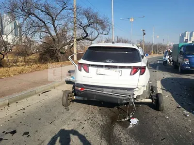 Photo 1 of 5: 2021 Hyundai Tucson, VIN KMHJB81BGMU067635 — Korean insurance auction