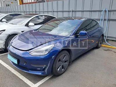 Photo 1 of 18: 2021 Tesla Model 3, VIN 5YJ3E1EBXMF890545 — Korean insurance auction