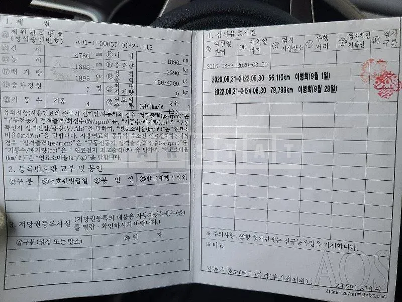 Photo 2 of 47: 2016 Kia Sorento 4WD, VIN KNAPS81ADGA269800 — Korean insurance auction