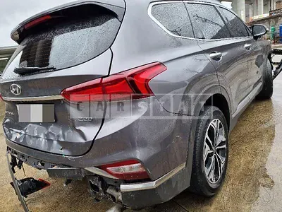 Photo 1 of 13: 2018 Hyundai Santa Fe TM, VIN KMHS381CBKU124651 — Korean insurance auction