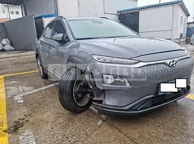 Photo 1 of 25: 2019 Hyundai Kona Electric, VIN KMHK381GFKU043357 — Korean insurance auction