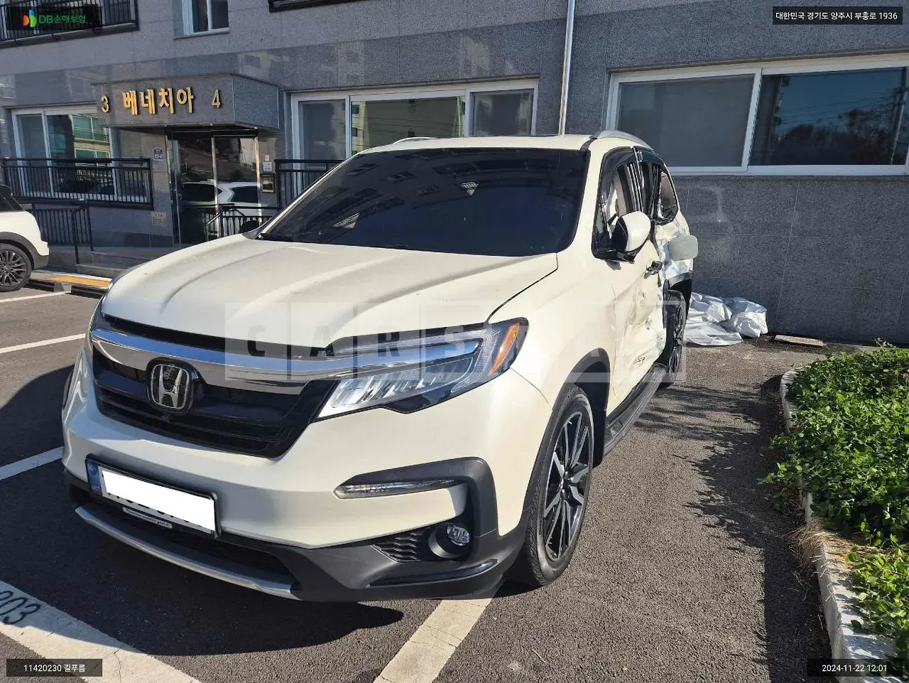 Photo 2 of 32: 2019 Honda Pilot, VIN 5FNYF6800KB201132 — Korean insurance auction