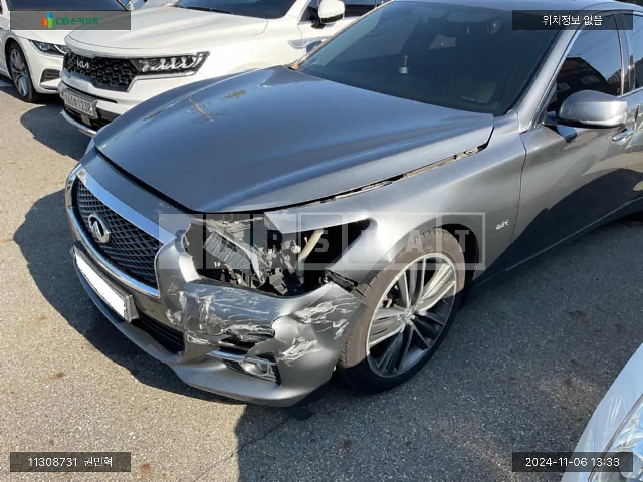 Photo 2 of 16: 2016 Infiniti Nissan Q50 2.2d, VIN JNKDV71E9GM551664 — Korean insurance auction