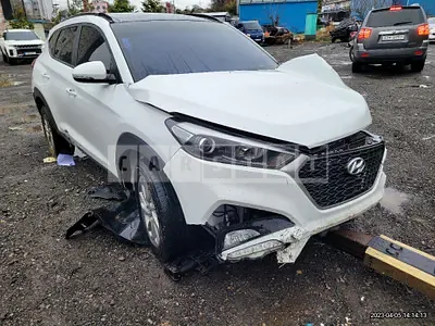Photo 1 of 13: 2018 Hyundai Tucson, VIN KMHJ3815GJU499538 — Korean insurance auction