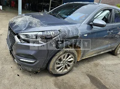 Photo 1 of 27: 2018 Hyundai Tucson, VIN KMHJ2815GJU761092 — Korean insurance auction
