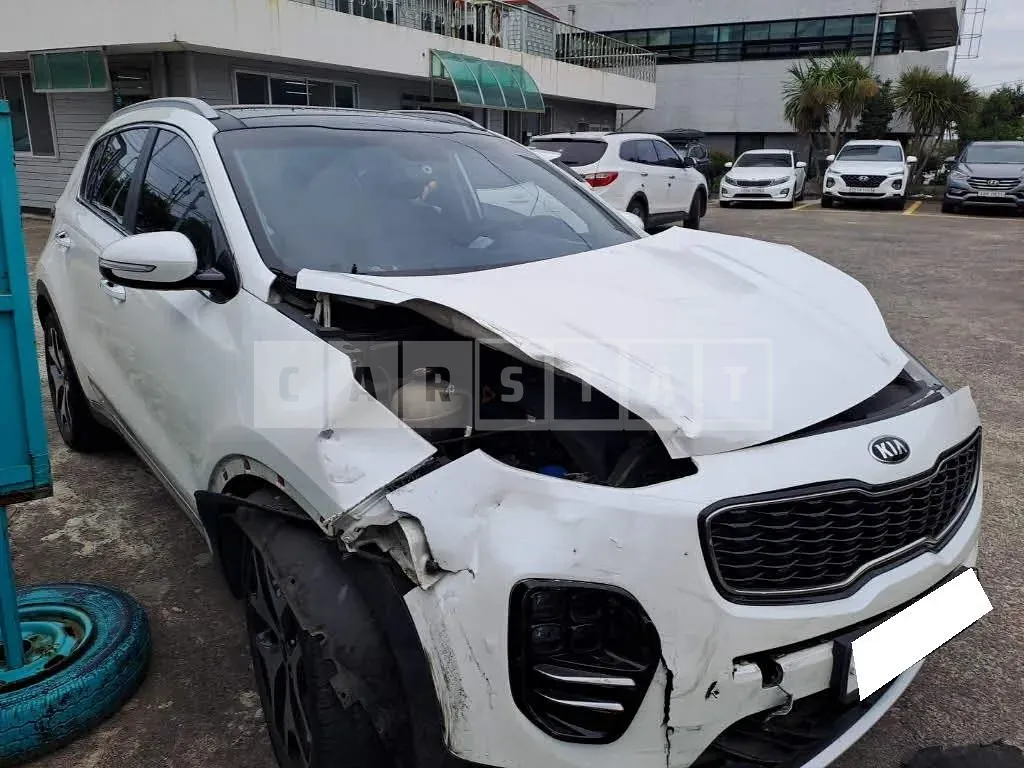 Photo 2 of 24: 2015 Kia Sportage, VIN KNAPM813BGK009172 — Korean insurance auction