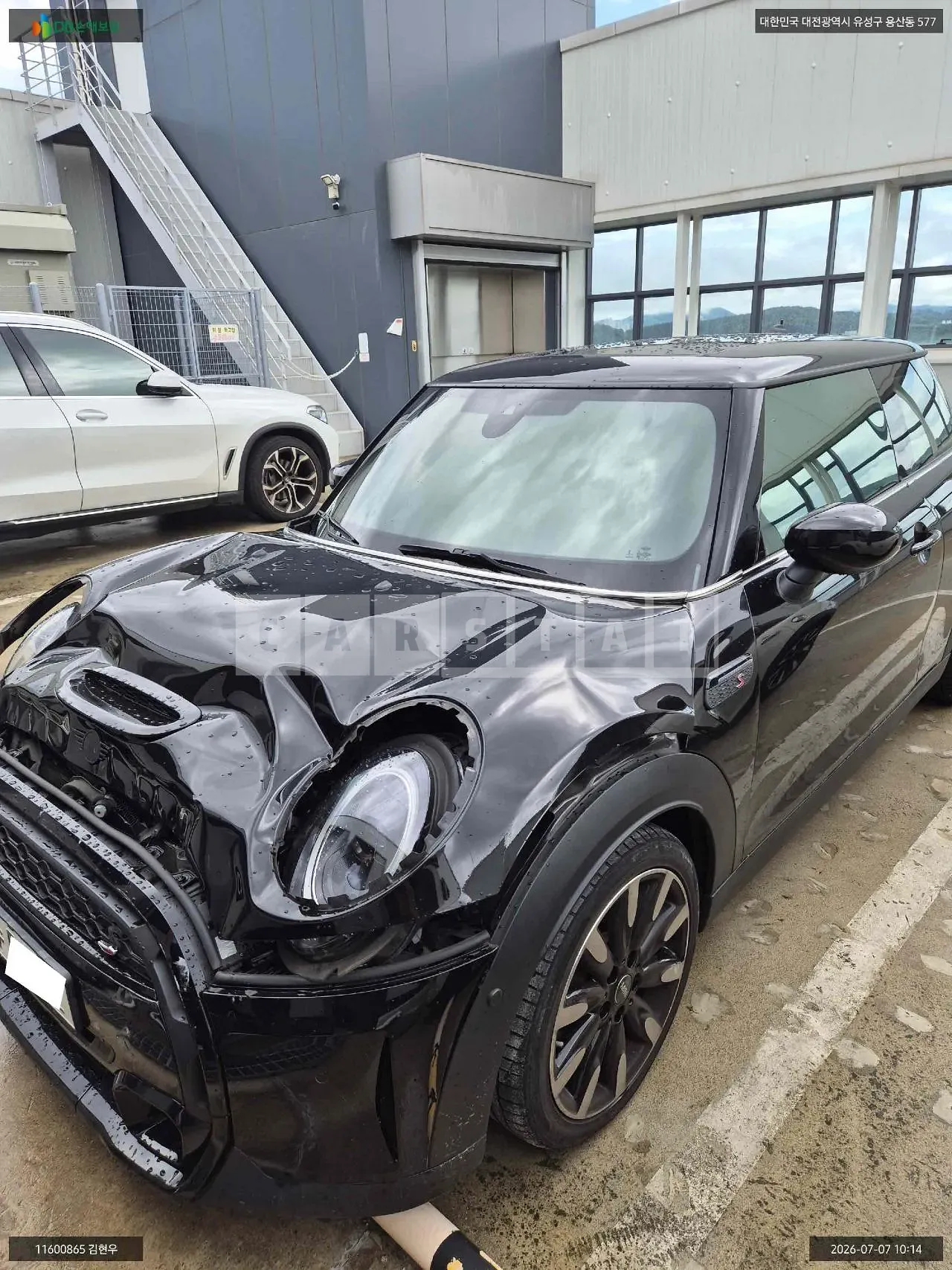 Photo 2 of 14: 2021 MINI Cooper S, VIN WMW61DH01N2R44854 — Korean insurance auction