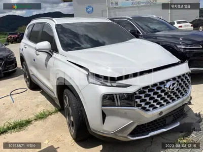 Photo 1 of 7: 2020 Hyundai Santa Fe, VIN KMHS381HGMU310238 — Korean insurance auction