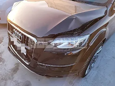 Photo 1 of 6: 2015 Audi Q7 35 TDI Four, VIN WAUZZZ4L9FD031137 — Korean insurance auction