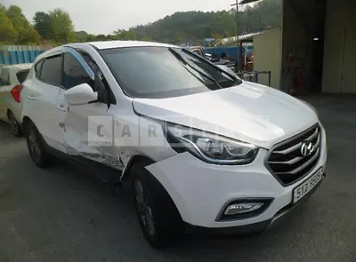 Photo 1 of 9: 2015 Hyundai Tucson, VIN KMHJT81VBFU946525 — Korean insurance auction