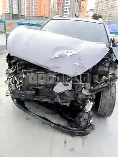 Photo 1 of 21: 2015 Hyundai Tucson, VIN KMHJT81VBFU016520 — Korean insurance auction