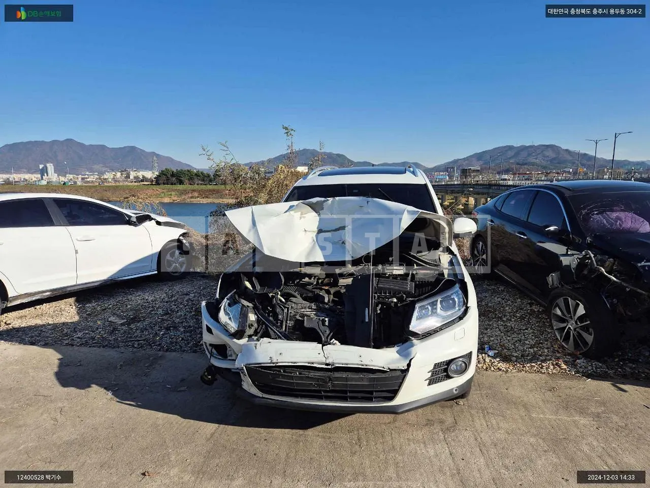 Photo 2 of 13: 2015 Volkswagen Tiguan, VIN WVGZZZ5NZFW567537 — Korean insurance auction