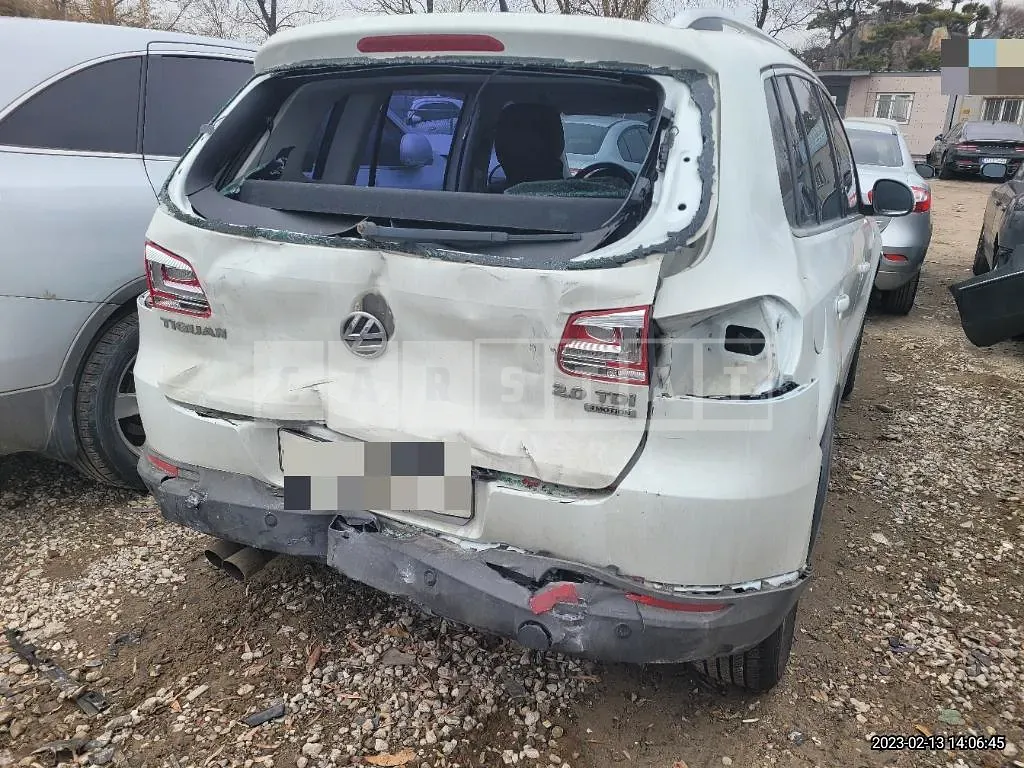 Photo 2 of 33: 2014 Volkswagen Tiguan 2.0 TDI Blue Motion, VIN WVGZZZ5NZFW510620 — Korean insurance auction