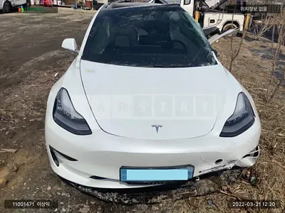 Photo 1 of 16: 2020 Tesla Model 3 Long Range, VIN 5YJ3E1EB9LF695079 — Korean insurance auction