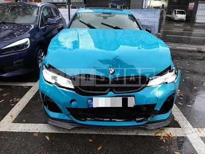 Photo 1 of 43: 2021 BMW M340i, VIN WBA5U7105MFK47757 — Korean insurance auction