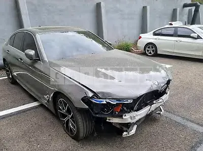 Photo 1 of 13: 2021 BMW 530e, VIN WBA51AG08MCH14591 — Korean insurance auction