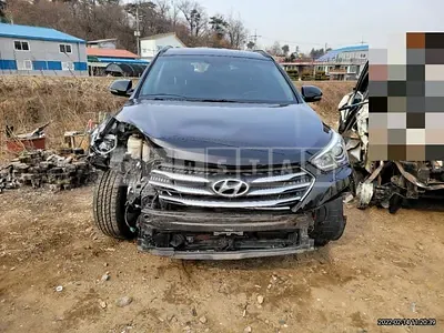Photo 1 of 12: 2015 Hyundai Santa Fe 2.0, VIN KMHSW81UBGU559914 — Korean insurance auction