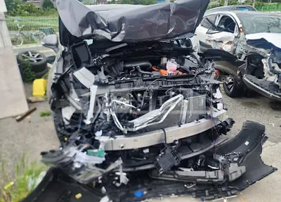 Photo 1 of 7: 2022 Hyundai Santa Fe, VIN KMHS2811BNU040159 — Korean insurance auction