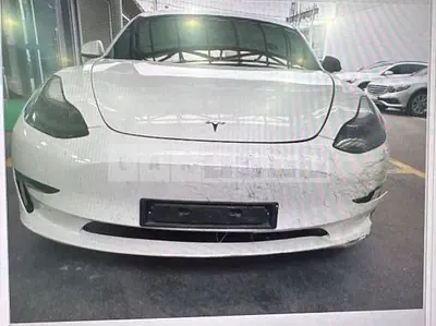 Photo 1 of 35: 2022 Tesla Model 3 LongRange, VIN 5YJ3E1EB6NF150976 — Korean insurance auction