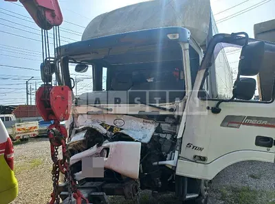 Photo 1 of 7: 2014 Kia Mega Truck 5 Tons — Korean insurance auction