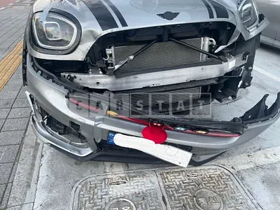 Photo 1 of 28: 2023 MINI John Cooper Works Countryman ALL4, VIN WMW31BS02P3R00679 — Korean insurance auction