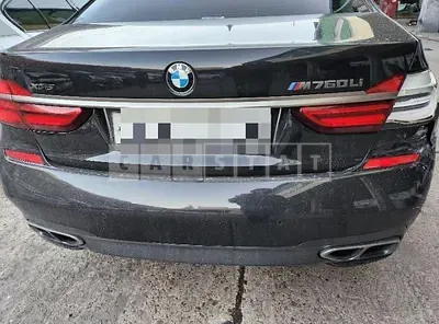 Photo 1 of 33: 2018 BMW M760Li xDrive, VIN WBA7H6101JB245773 — Korean insurance auction