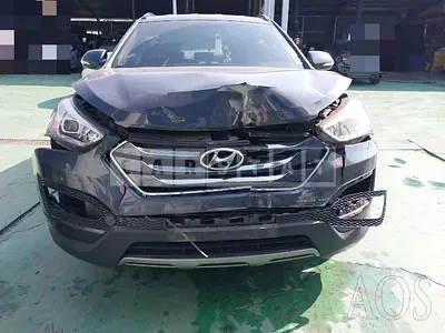 Photo 1 of 30: 2015 Hyundai Santa Fe, VIN KMHSW81UBFU454061 — Korean insurance auction
