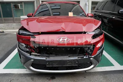 Photo 1 of 10: 2021 Hyundai Kona, VIN KMHK3813GMU812112 — Korean insurance auction