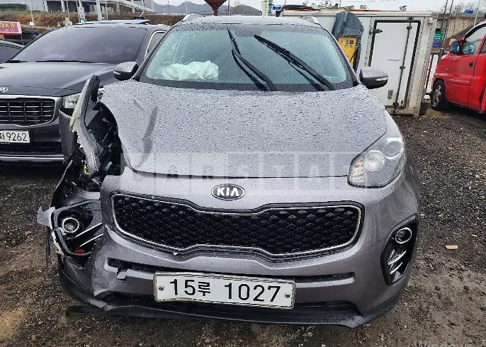 Photo 2 of 7: 2016 Kia Sportage, VIN KNAP6815GGK017351 — Korean insurance auction