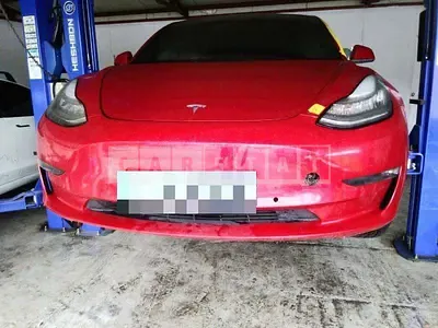 Photo 1 of 45: 2020 Tesla Model 3 Long Range, VIN 5YJ3E1EBXLF749618 — Korean insurance auction