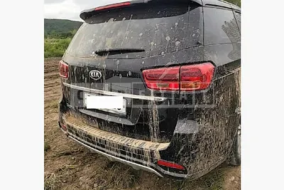 Photo 1 of 15: 2019 Kia Carnival, VIN KNAMB81ABKS567289 — Korean insurance auction