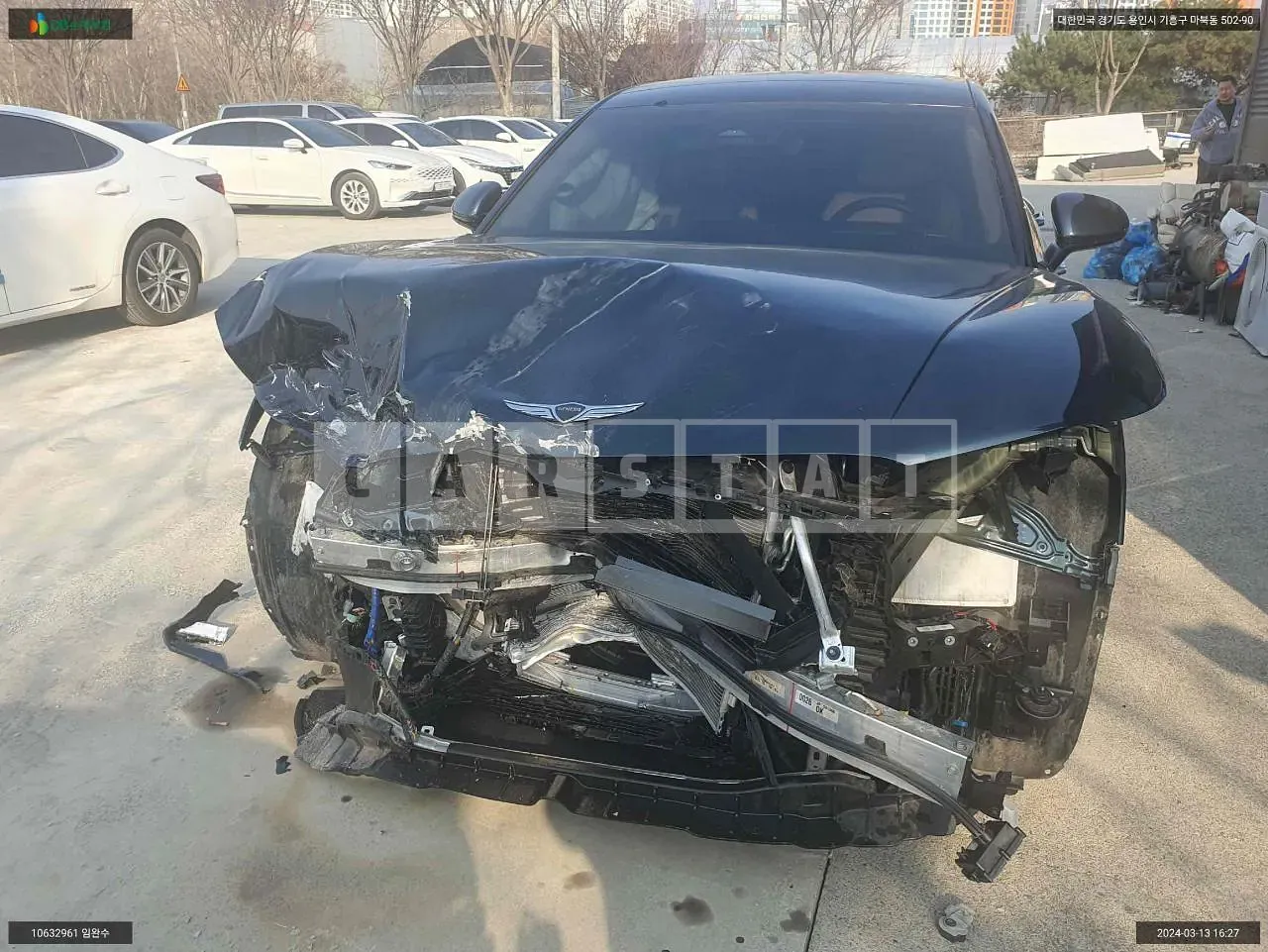 Photo 2 of 24: 2022 Genesis G90, VIN KMTFA41DDPU021368 — Korean insurance auction