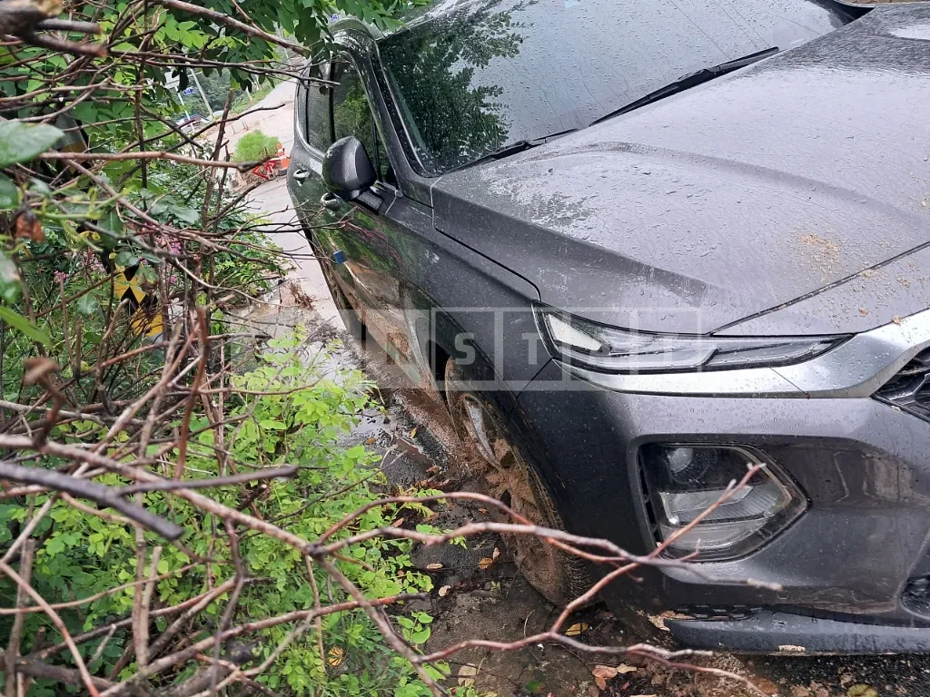 Photo 2 of 8: 2020 Hyundai Santa Fe, VIN KMHS281ABLU287541 — Korean insurance auction
