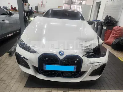 Photo 1 of 38: 2023 BMW i4 eDrive 40, VIN WBY71AW0XPFP05080 — Korean insurance auction