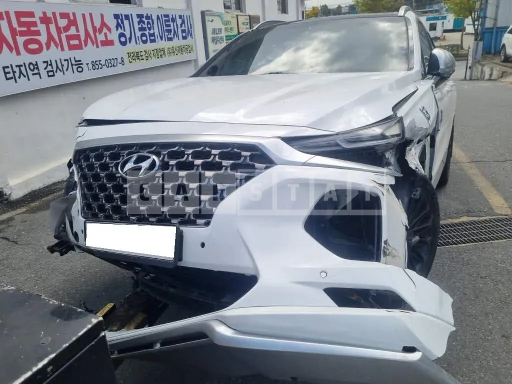Photo 2 of 19: 2019 Hyundai Santa Fe, VIN KMHS581ABLU217986 — Korean insurance auction