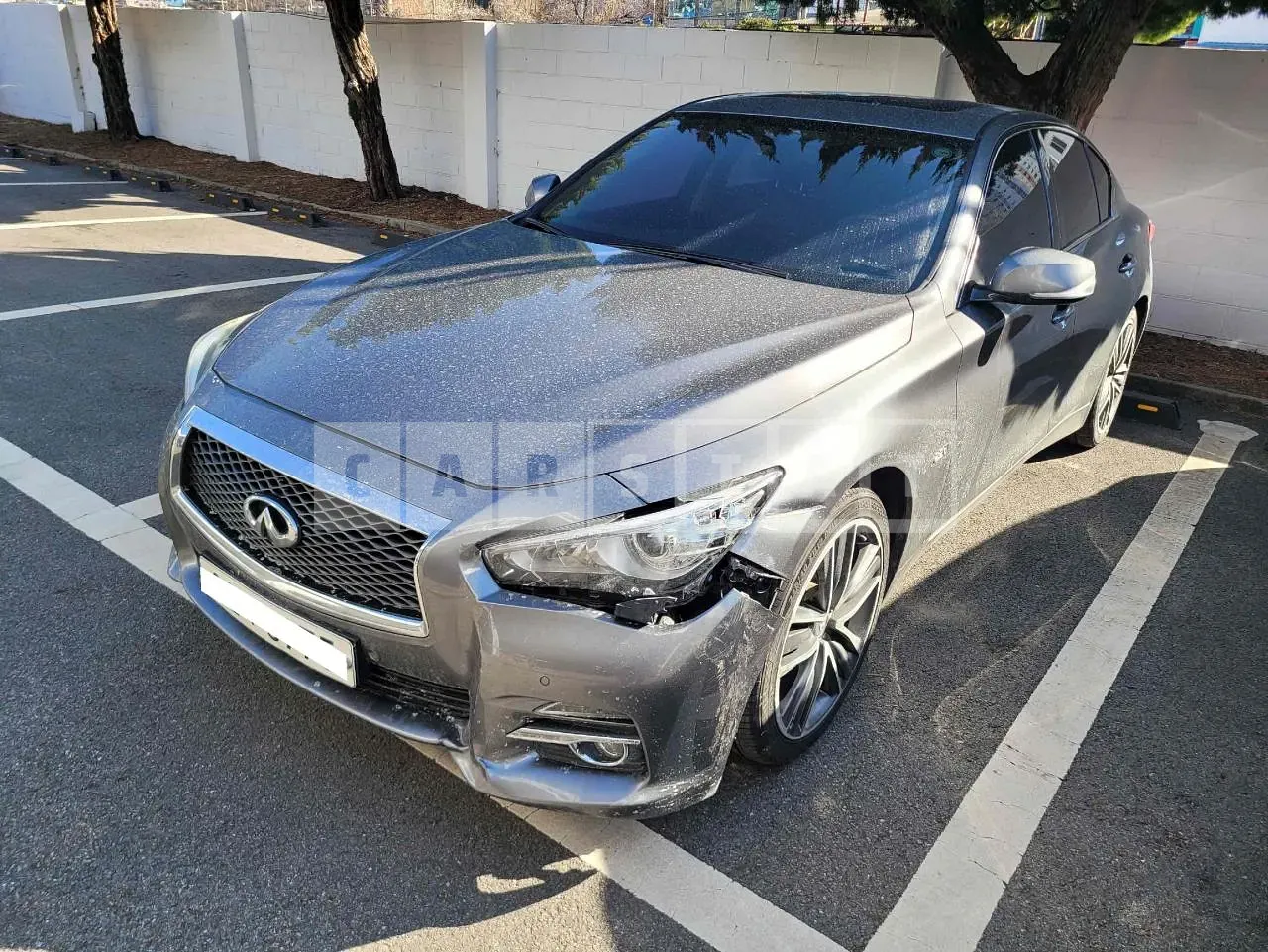 Photo 2 of 12: 2015 Infiniti Nissan Q50 2.2d, VIN JNKDV71E3FM530307 — Korean insurance auction