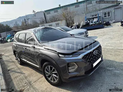 Photo 1 of 18: 2020 Hyundai Santa Fe, VIN KMHS281BBLU297053 — Korean insurance auction
