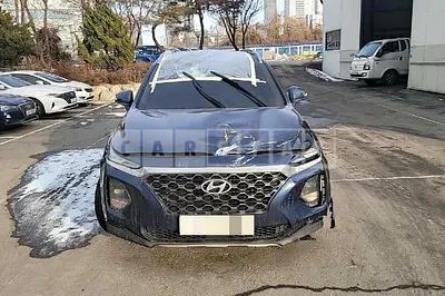 Photo 1 of 7: 2018 Hyundai Santa Fe, VIN KMHS381BBKU048278 — Korean insurance auction