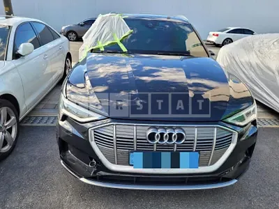 Photo 1 of 19: 2020 Audi e-tron 55 quattro, VIN WAUZZZGE6LB040012 — Korean insurance auction