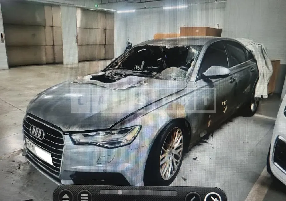 Photo 2 of 6: 2018 Audi A6 35 TDI, VIN WAUZZZ4G6JN109444 — Korean insurance auction
