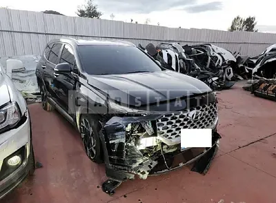 Photo 1 of 23: 2021 Hyundai Santa Fe, VIN KMHS381HGMU312915 — Korean insurance auction