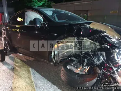 Photo 1 of 9: 2024 Tesla Model Y RWD — Korean insurance auction