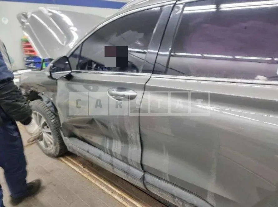 Photo 2 of 22: 2019 Hyundai Santa Fe TM 2.2 4WD, VIN KMHS281CDKU157050 — Korean insurance auction