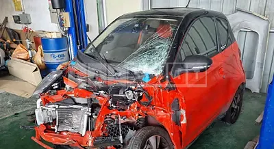 Photo 1 of 27: 2021 Mercedes-Benz Smart EV Z, VIN KL90B2Z7EMZD6J164 — Korean insurance auction