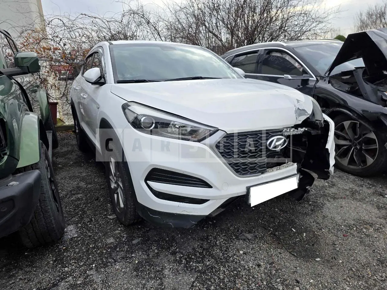 Photo 2 of 15: 2016 Hyundai Tucson, VIN KMHJ2815GHU271757 — Korean insurance auction